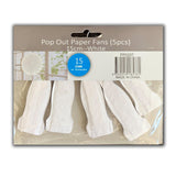 Hanging Mini Fans 15cmD - 5 Pack - White