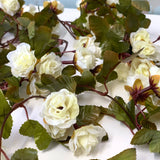 Mini Rose Garland - 230cm - Cream