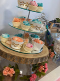 Cupcake Stand - 3 Tier Mirror - 34cmH