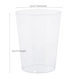 Plastic Candy Jar - Cylinder - Small 13cm
