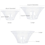 Plastic Candy Jar - Flared Bowl - Small 18cm