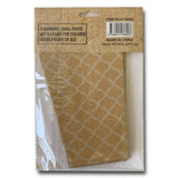 Popcorn Favour Box - 4 Pack - White Lattice
