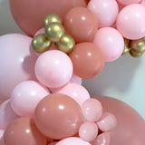 Balloon Garland DIY Kit Large - Rosewood & Pastel Pink - 3.8m - 104 Balloons