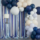 Streamer Backdrop Kit - Blue & Silver