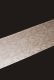 Jacquard Table Runner - Scroll Pattern - Champagne 240cm