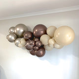 Balloon Garland DIY Kit - Truffle, Champagne & Sand - 1.7m