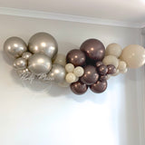 Balloon Garland DIY Kit - Truffle, Champagne & Sand - 1.7m