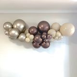 Balloon Garland DIY Kit - Truffle, Champagne & Sand - 1.7m