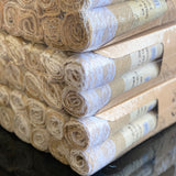 Table Runner - Hessian & White Lace - 2m