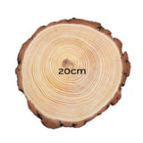 Wooden Round Centrepiece Slice - 20cm