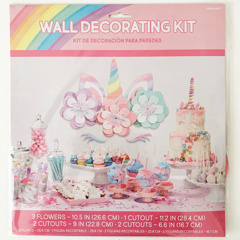 Unicorn Backdrop Wall Decorations - DIY Pack