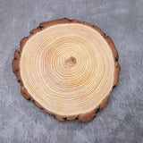 Wooden Round Centrepiece Slice - 20cm