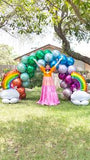 Foil Airloonz Balloon - Rainbow - 132cmH - DIY Air Inflation